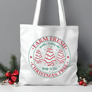 Farm Fresh Christmas Tree Cakes Tote Bag - Gift